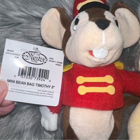 NWT Disney mini bean bags  Timothy-Fairfolk-Gurgi- Hippo - Picture 2 of 5